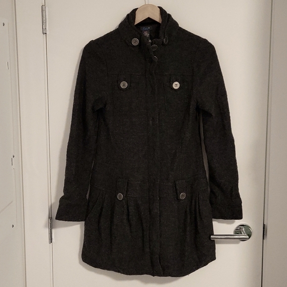 Long felt coat - Picture 1 of 5